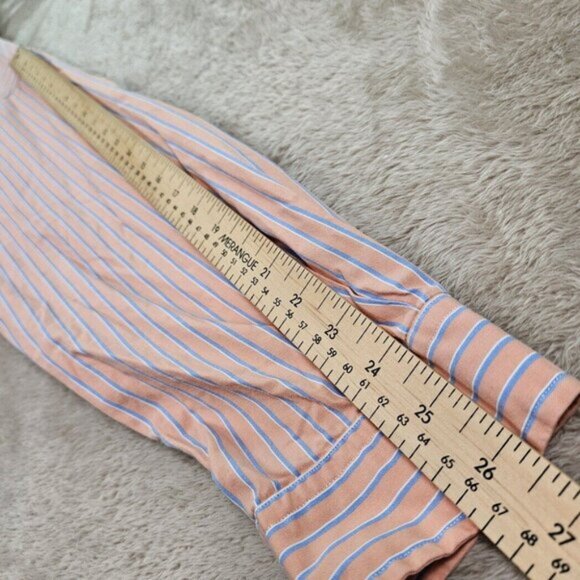 Ralph Lauren Dress Shirt Classic Fit Striped Long Sleeve Men's Size 17.5-36/37 - Picture 7 of 10